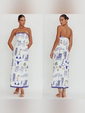 italia azure halterneck maxi dress oyster Italia Azure Halterneck Pearl Back Maxi Dress Oyster